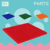 臺灣現貨LOZ微鑽積木盞是和底板底座拆裝完據仁diy拼叉塑料配件