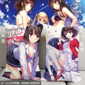 幻之空 內多圖(可來圖客製) 長中枕含枕心 家用枕套 路人女主的養成方法加藤惠詩羽英梨梨周邊動漫小抱枕靠枕 