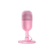 (店+)【Razer 雷蛇】Seiren V3 MINI 魔音海妖 麥克風 粉輕巧簡潔 清晰透亮的語音收音效果