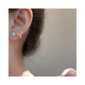 (店+)【生活好物】法式高級感貓眼石魚尾巴耳環女vingate洋氣奢華耳釘小衆設計耳飾