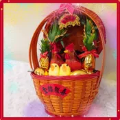 【南部孩子】有蓋帶路雞 超值謝籃帶路雞.入厝雞 結婚 嫁妝.歸寧帶路雞有聲 傳統型迷你竹籃帶路雞 ~結婚用品~女方歸寧