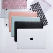 鱷魚紋MacBook保護殼 新款皮質MacBookPro保護套13寸MacBook Air M4 M3 M2 M1筆電套
