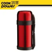 【CookPower 鍋寶】超真空保溫瓶1300ml_紅