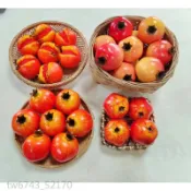 仿真水果模型 仿真蔬菜 仿真假水果蔬菜模型假石榴裝潢樣品攝影美術寫生石榴道具 開口石榴模型