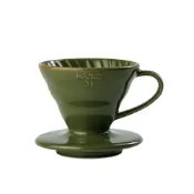 (店+)【HARIO】V60彩虹磁石濾杯–藍媚茶／1-2杯／(VDC-01-AG)