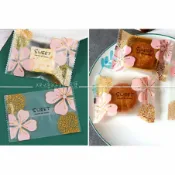 歐培拉 【嚴選&現貨】4*7cm/ 7*10cm 幸運草 磨砂封口袋 小 餅乾袋 烘焙餅乾袋 熱封袋 機封袋 牛軋餅袋 手工皂袋