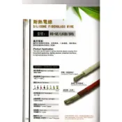 +現貨射出機押出機 耐熱電線 1.25.2.0.3.5.5.5.8.0MM 外玻籤內矽膠180度耐壓300V台製每米售價