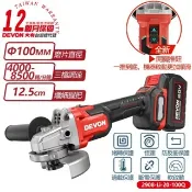 WIN五金 大有DEVON 2908 20V無刷調速砂輪機