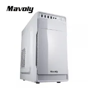 Mavoly 松聖 葡萄柚 VG25MW 白 一大一小 黑化機殼 機箱 亮面烤漆面板 電競 請詢貨況