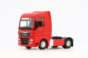 1:64 威利MAN拖頭貨車紅色模型仿真合金品新品WELLY