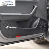 台灣現貨✨SKODA MK3MK3.5 SUPERB車門防踢墊 碳纖卡夢皮革 SUPERB COMBI SPORTLI