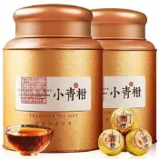【原廠品質驗證 免運】小青柑普洱茶宮廷普洱熟茶生曬陳皮柑普茶濃香型茶葉罐裝500g
