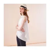 【Le Polka】不對稱立領鈕釦上衣-女
