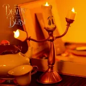 【Joybuy】美女與野獸蠟燭台燈盧米亞小夜燈魔幻復古居家裝飾百件公仔夜燈檯燈 生日禮物聖誕禮物交換禮物