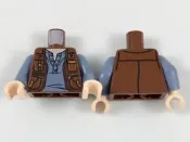 【樂高大補帖】LEGO 樂高 紅棕色 歐文 侏儸紀公園【6223306/973pb3118c01/75930】MT-6