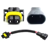 1pc 9006 至 H11 H8 大燈霧燈轉換連接器線束插頭電纜插座連接器維修套件