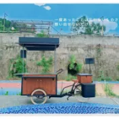 寓偉 附發票 【全車客製】進口移動餐車可騎行三輪自行車擺攤小喫商場咖啡車奶茶倒三輪燒烤夜市漢堡餐車