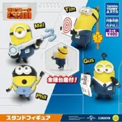 T-arts小小兵超變身公仔 轉蛋 神偷奶爸公仔｜Bob模型 辦公室小物 裝飾品 蛋糕裝飾 模型 附底座 SF-0212