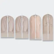 (店+)【YUANREN 原人購物】衣服防塵套 防塵罩 防塵套 4種規格 防塵袋 衣物防塵套 高品質拉鍊 衣架防塵套 衣服防塵袋 衣套