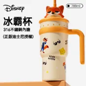 迪士尼瘋狂動物城巨無霸保溫杯 尼克兒童冰霸杯 茱蒂保溫保冰杯 史迪奇冰霸杯保溫杯 熊抱哥吸管冰霸杯 大容量吸光水杯 禮物