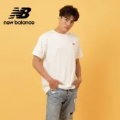 【New Balance】Boston短袖上衣_男性_米杏色_AMT53313CIC