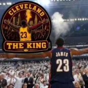 【FC獨家設計貼紙】LeBron james 克里夫蘭騎士隊 行李箱貼紙 車貼 NBA周邊 防水貼紙 全斷亮膜
