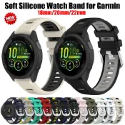 18 毫米 20 毫米 22 毫米環帶軟手鍊矽膠錶帶兼容 Garmin Venu 2 2S Sq Vivoactive