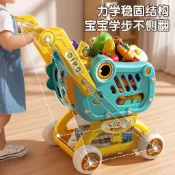 ✈️臺灣出貨✈️新款購物車玩具兒童過家家水果切切樂可組裝手推車男女孩生日禮物🔥工廠直銷🔥