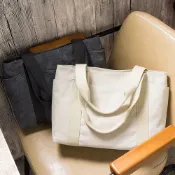 (店+)【MoonDy】手提帆布袋 a4包包 白色包包 文青帆布袋 包包女 肩背帆布包 百搭包包 大包包