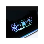 (店+)別碰我車．搞笑文字車貼紙 Dont touch my car 汽車貼紙個性反光貼紙 汽車貼紙