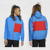 Nike ACG 防水 防雨 防風 外套 連帽外套 風衣 可收納 藍色 紅色 藍紅 土耳其藍 現貨 BQ7341-435