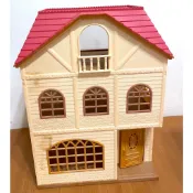 日本 EPOCH 森林家族 (Sylvanian Family) 三層別墅 城堡幼稚園 (空屋) 缺件 瑕疵
