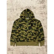 A BATHING APE camo zip hoodie XL 迷彩外套 猿人 現貨