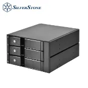 銀欣FS303-12G 5.25吋x 2 轉3.5吋x 3熱插拔SAS-12G 免托盤內接硬碟抽取盒