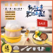 蒸蛋器 水煮蛋器  煮蛋機  多功能煮蛋機  雙層煮蛋器  迷你蒸蛋器  買一送六