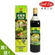 【得意人生】 大溪地諾麗果汁買一送一組(600ml/瓶，共1200ml)