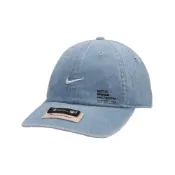 (店+)【NIKE 耐吉】HF0383-429 Nike 休息日 高街潮流 百搭簡約 棉 鴨舌帽 男女同款情侶款 藍色