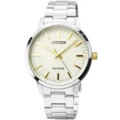 (店+)【CITIZEN 星辰】【柒號本舖】 CITIZEN星辰ECO-DRIVE光動能鋼帶男錶 / BJ6541-58P