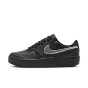 NIKE W GAMMA FORCE 黑銀 厚底 皮革 運動 休閒鞋 男女鞋【HQ1674-001】