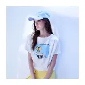 【Le Polka】跳水小雞印花上衣-女