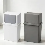 日本Like-it Seals 寬型前開式垃圾桶17L