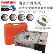 【全聯線上購】【Iwatani 岩谷】BOⅢ強火_日本FFD防風磁式瓦斯爐-4.1kw-附收納殼-搭贈2支金屬爐腳(CB-AH-41N+2入CB-AH-41-STLEG)