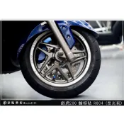 彩貼藝匠 TIGRA 彪虎 200 輪框貼 R004 3M反光貼紙 ORACAL螢光貼 拉線設計 裝飾 機車貼紙 車膜