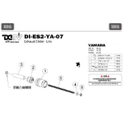 【柏霖】Dimotiv YAMAHA R15V3 MT15 XSR155 LITE款排氣管防摔柱 排氣管防摔 DMV