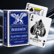 【BOSSWIN】獅鷲尊榮級塑膠撲克牌 - 單副裝 | 台灣製造 MIT 德州撲克、賭場撲克牌