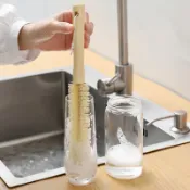 協貿國際日用品生活9館 木柄細口杯刷長柄豬鬃毛清潔刷洗杯子神器水杯茶漬小刷子奶瓶涮子