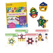 (店+)【Giscoo 聚思庫】Giscoo STEAM 益智教具組 幾何智慧片 商檢合格 台灣品牌 建構式玩具 數學玩具 邏輯玩具