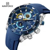 Naviforce 時尚男士手錶運動頂級品牌豪華軍用計時碼表日期石英原裝時鐘