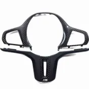 BMW M Performance 原廠 碳纖維簍空方向盤飾蓋 M2 M3 M4 G80 G81 G82【YGAUTO】