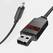 WUMING無名 智慧 數據顯示 傳輸線 充電線 iPhone 安卓 Micro USB 電壓 電流檢測 定時 『無名』 K08118